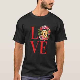 Who Loves Her Golden Retriever T-Shirt