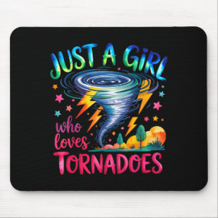 Who Loves Tornadoes Weather Chaser Meteorology Mouse Pad