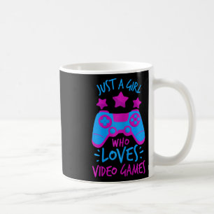 Who Loves Video Games Game T Shirts For Girls Wome Coffee Mug