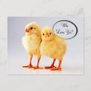 Who Loves Ya? Customisable  Postcard