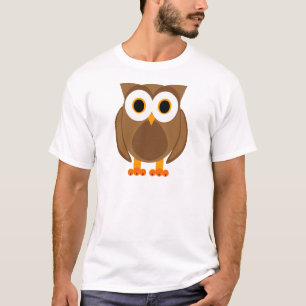 Who? Mr. Owl Cartoon T-Shirt