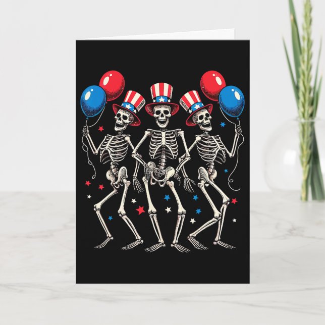 Who Needs Fingers 4th Of July  Card (Front)