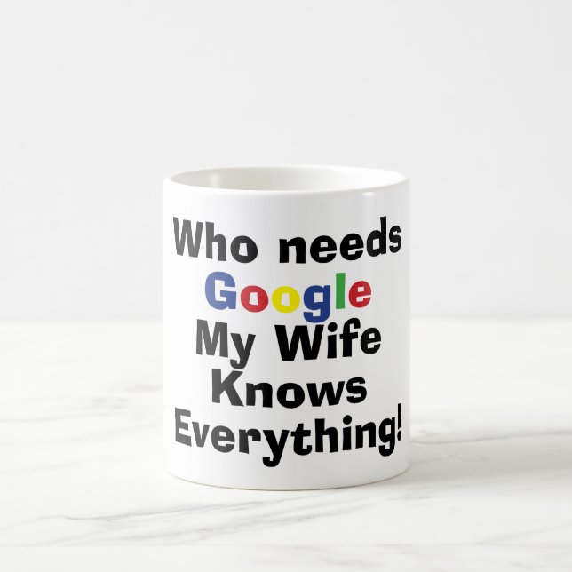 Who needs google coffee mug (Center)