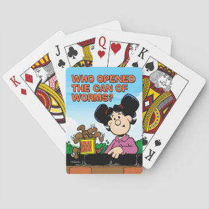 Who Opened The Can of Worms Playing Cards