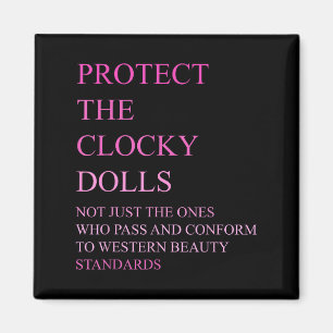 Who P And Conform To Western Beauty Standards Magnet