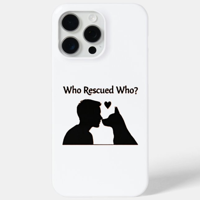 Who rescued who? Case-Mate iPhone case (Back)