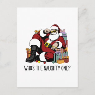 Who s the Naughty one Postcard