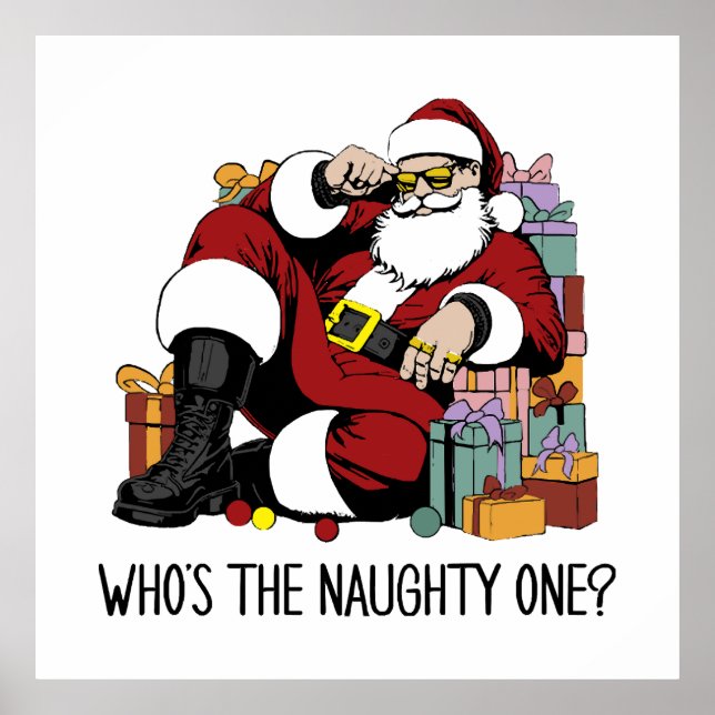 Who s the Naughty one Poster (Front)