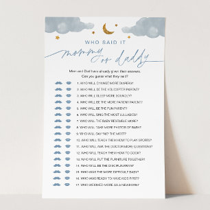 Who Said It Mummy or Daddy Baby Game Twinkle Star