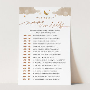 Who Said It Mummy or Daddy Baby Game Twinkle Star