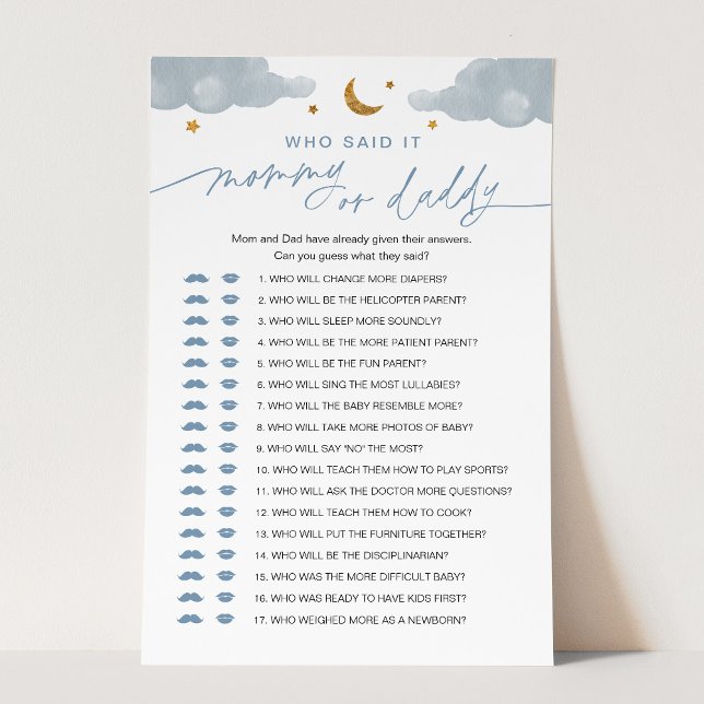 Who Said It Mummy or Daddy Baby Game Twinkle Star (Creator Uploaded)