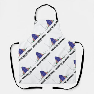 Who Said That I Was Normal? Bell Curve Geek Humour Apron