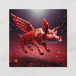 Who Says Pigs Can't Fly! Chile Enclosure Card