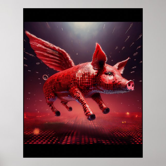 Who Says Pigs Can't Fly! Chile Poster (Front)