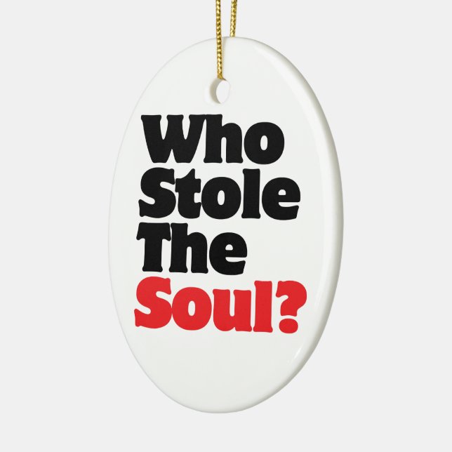 Who Stole The Soul? Ceramic Tree Decoration (Left)