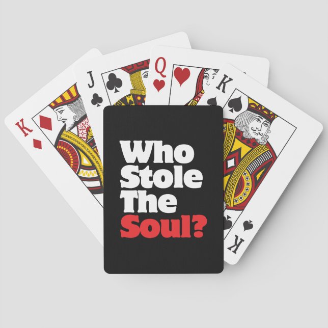 Who Stole The Soul? Playing Cards (Back)