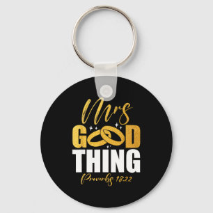 Who Thing He Finds Wife Finds Good Key Ring