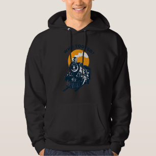 Who Tooted Train Cute Model Railroad Conductor Hoodie
