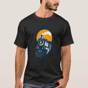 Who Tooted Train Cute Model Railroad Conductor T-Shirt