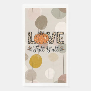 “Who’ve Fall Y’all” Guest Paper Towel Napkin