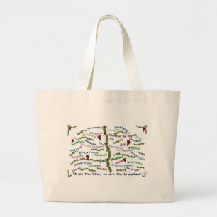 Who We Are in Christ Large Tote Bag
