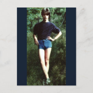 Who Wears Short Shorts? Postcard