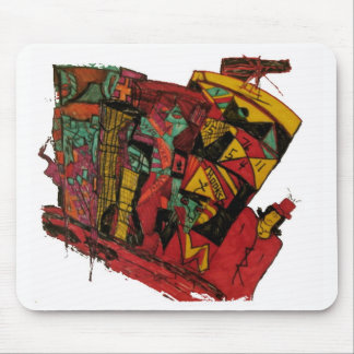 WHO WHAT WIN ink Mouse Pad