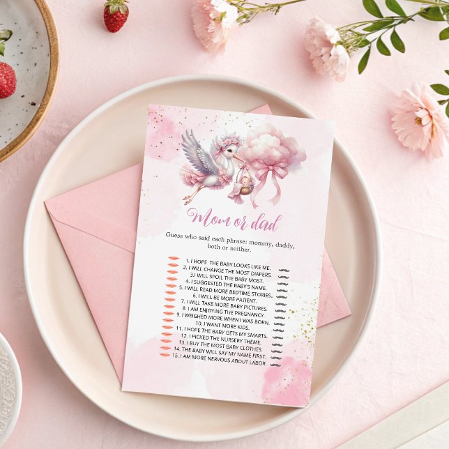 Who Will Baby Be Like? Mum or Dad Game Pink Theme  (Creator Uploaded)