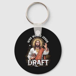 Who Would Jesus Draught Fantasy Football Fan Chris Key Ring