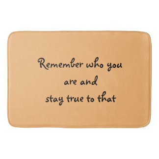 Who You Are Bath Mat