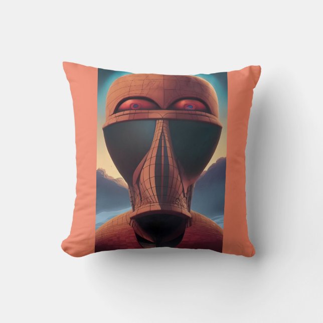 Whoa Ken Gauge Psychedelic Sci-Fi Cushion (Front)