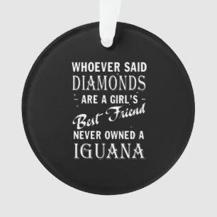 Whoever said diamonds are a girl's ornament