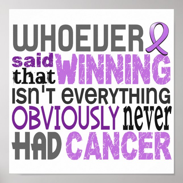 Whoever Said General Cancer Poster (Front)