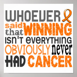 Whoever Said Leukaemia Poster
