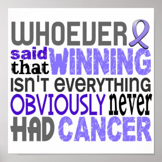 Whoever Said Oesophageal Cancer Poster