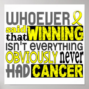 Whoever Said Sarcoma Poster