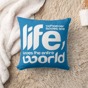 Whoever saves one life cushion