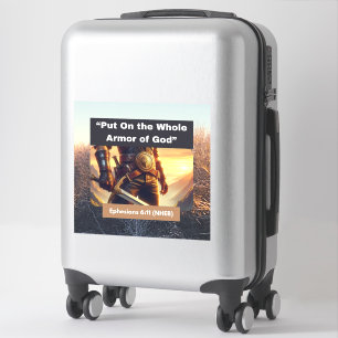 Whole Armor of God - Custom-Cut Vinyl Sticker