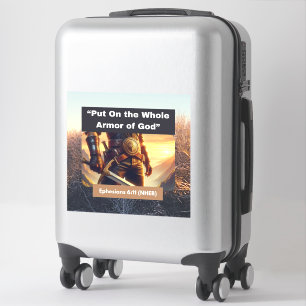 Whole Armour of God - Custom-Cut Vinyl Sticker