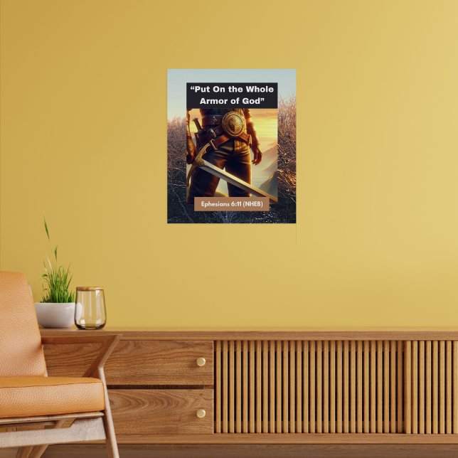 Whole Armour of God - Wall Poster (Living Room 2)