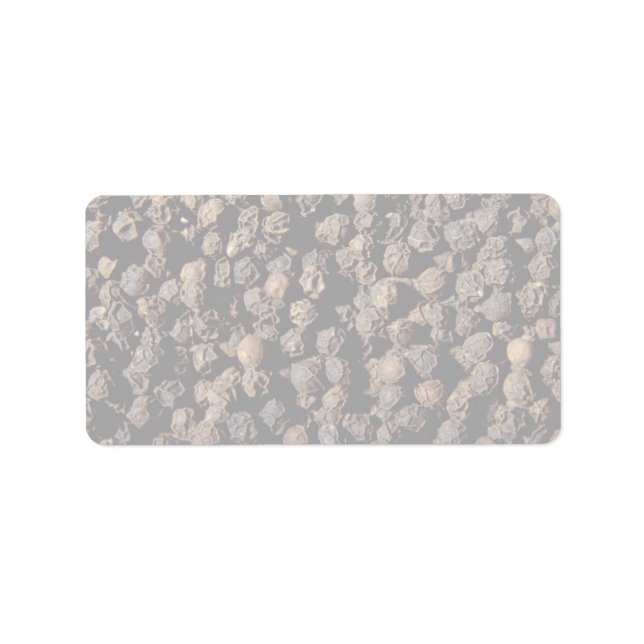 Whole black pepper corns label (Front)