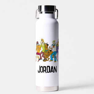 Whole Gang 13 Mystery Inc Add Your Name Water Bottle