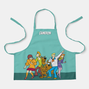 Whole Gang 13 Mystery Inc Apron