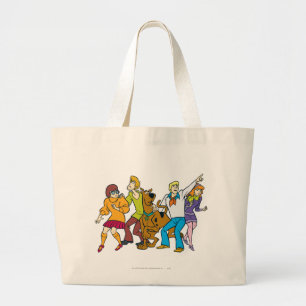 Whole Gang 13 Mystery Inc Large Tote Bag
