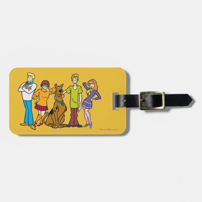 Whole Gang 14 Mystery Inc Luggage Tag (Front Horizontal)