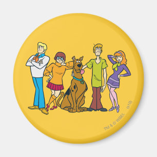 Whole Gang 14 Mystery Inc Magnet