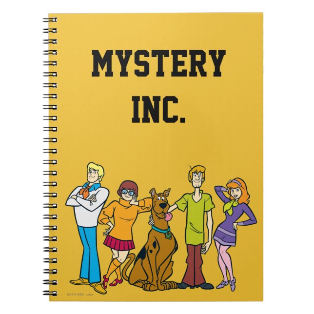 Whole Gang 14 Mystery Inc Notebook (Front)