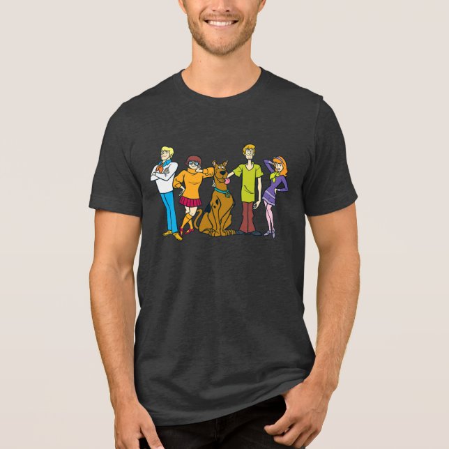 Whole Gang 14 Mystery Inc Tri-Blend Shirt (Front)