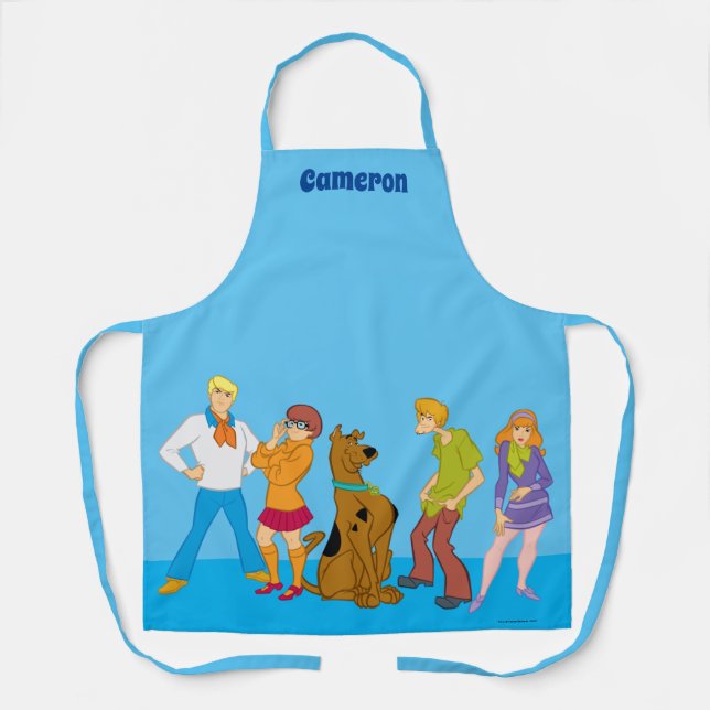 Whole Gang 15 Mystery Inc Apron (Front)