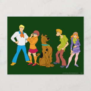 Whole Gang 15 Mystery Inc Postcard